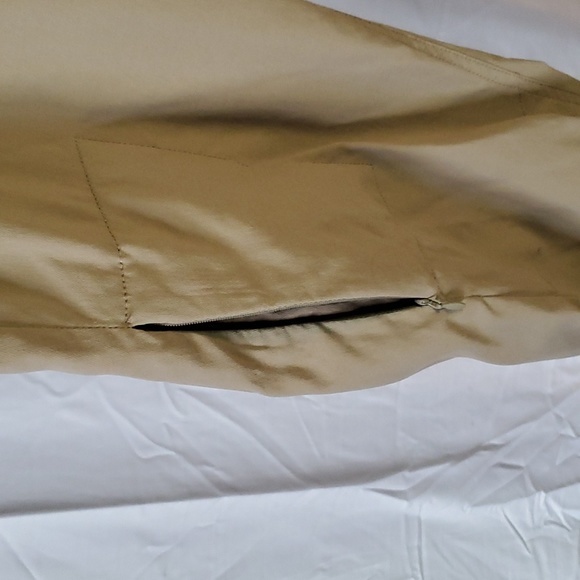 PRANA Halle outdoor convertible snap water resistant khaki boot cut pants womens - Picture 2 of 8